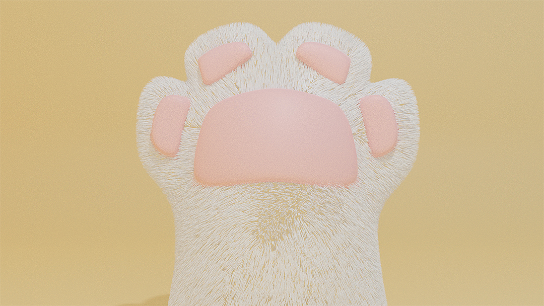blender 猫爪