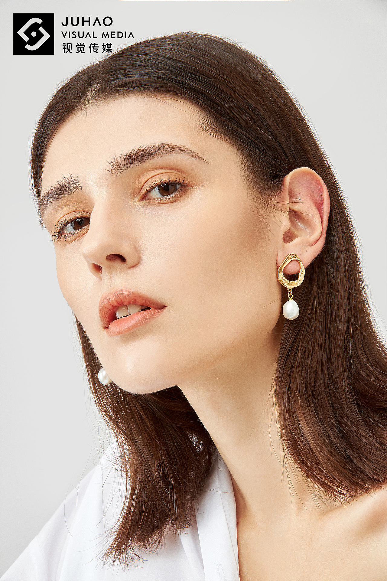 聚豪传媒拍摄&欧美耳饰模特拍摄 珠宝拍摄 商业摄影