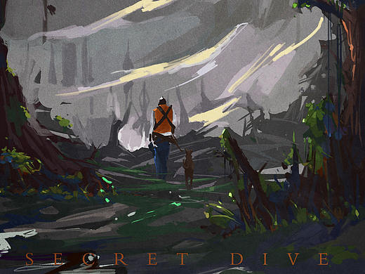 游戏场景（个人主页-ZMjUwNzgxMjQ=） - 艺术插画 - 站酷设计师麋鹿先森1原创素材 - 站酷ZCOOL