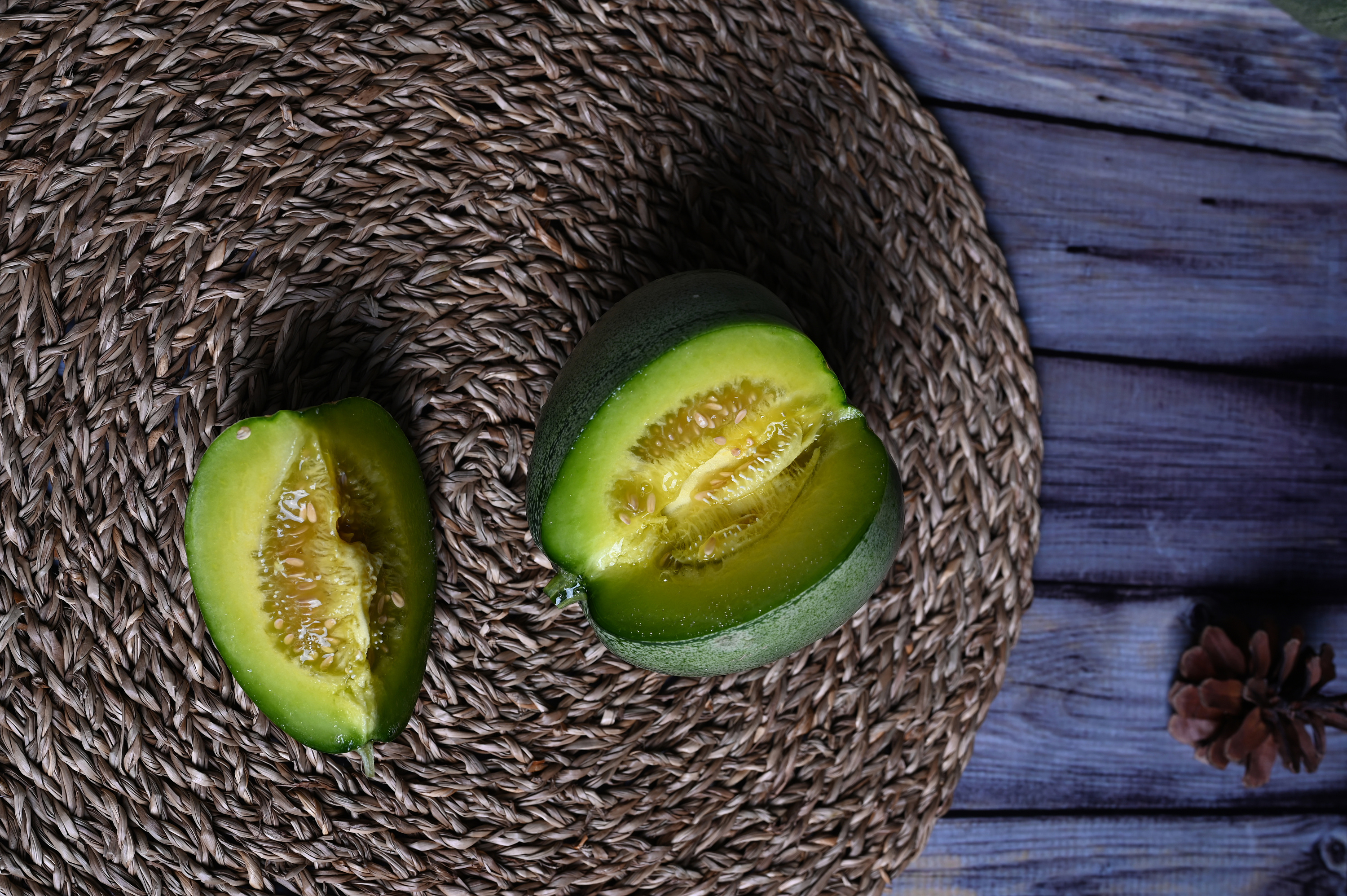 绿宝甜瓜产品摄影