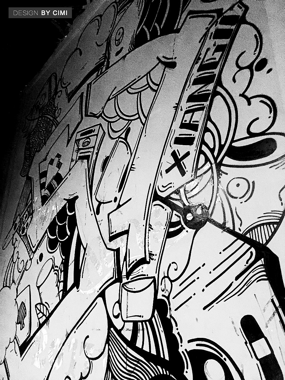 手绘（图ZOTA0MjQ5MTI=） - 新锐潮流插画 - 站酷设计师CimiBlood原创素材 - 站酷ZCOOL