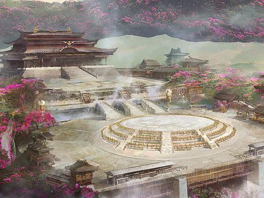 2016.3-2016.7電視劇《上古情歌》場(chǎng)景設(shè)定-玉山大殿1（個(gè)人主頁(yè)-ZMzExOTgwOTY=） - 設(shè)定/分鏡 - 站酷設(shè)計(jì)師路匙_小五原創(chuàng)素材 - 站酷ZCOOL