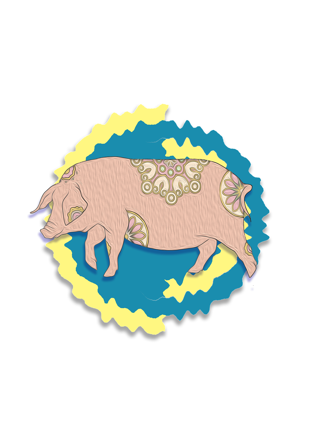 基于羌绣的文创设计——十二生肖（图ZMjY3NDQ3OTY4） - 图案 - 站酷设计师weewoo原创素材 - 站酷ZCOOL