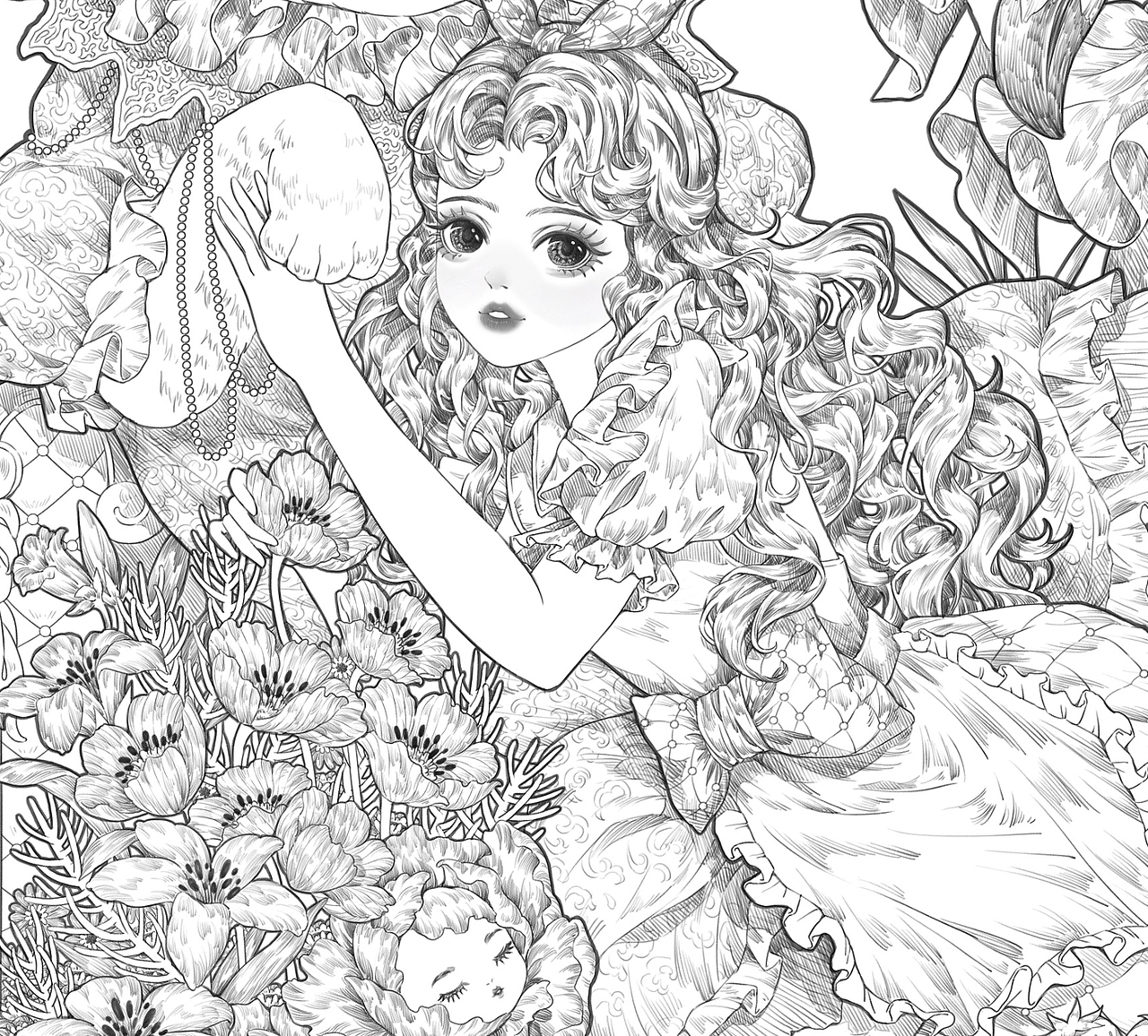 爱丽丝梦游仙境（图ZMzAyOTE3Nzky） - 商业插画 - 站酷设计师猫吉婆婆原创素材 - 站酷ZCOOL