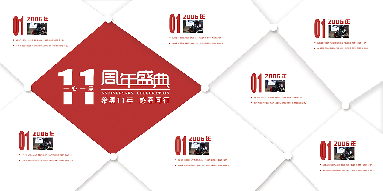 公司周年海报