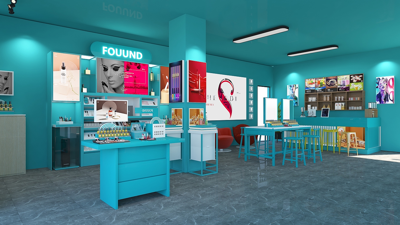 化妆品店面设计