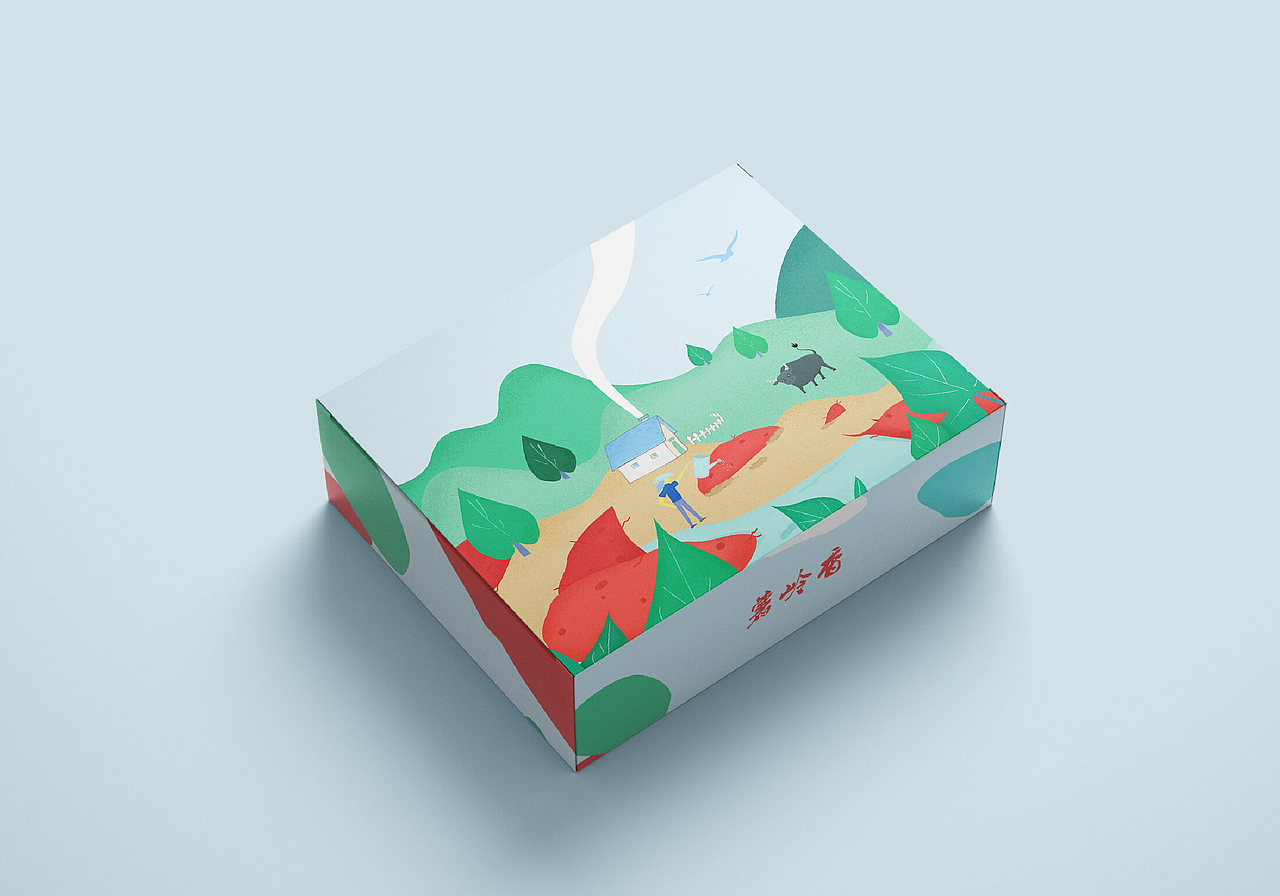 薯岭香食品包装设计