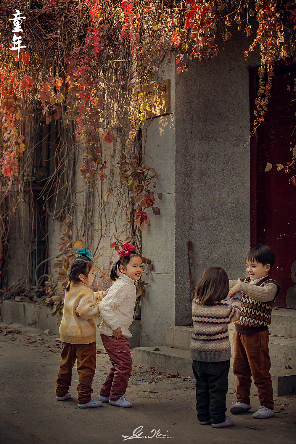 童年之北京胡同的秋天|摄影|人像摄影|摄影师鬼微 - 原创作品 - 站酷