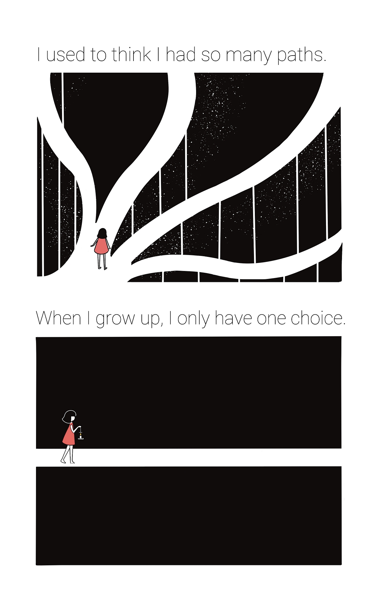 系列插画《现在》