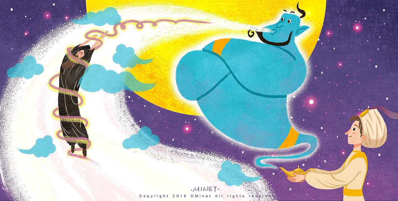 绘本《阿拉丁神灯》