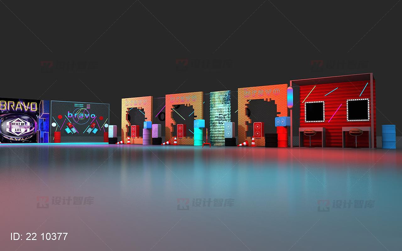 铁艺多元素户外街头活动快闪店美陈设计效果图（图ZMjE1OTY2NDMy） - 其他三维 - 站酷设计师一术设计原创素材 - 站酷ZCOOL