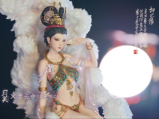 月关工作室x李云中联名, 雕像作品《封神-妲己》局部