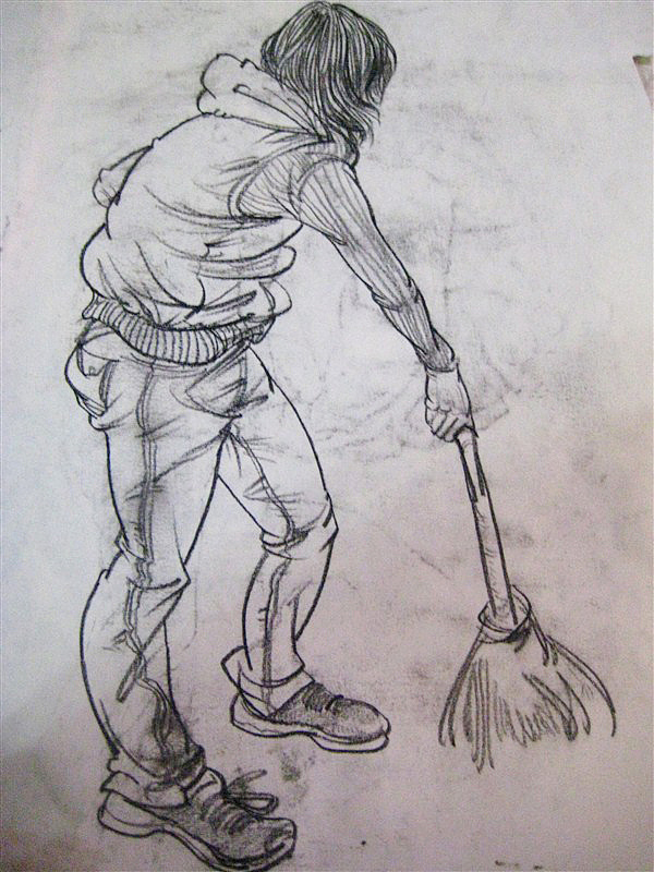 高中时候画的一些画