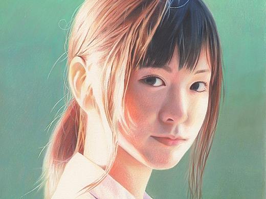彩铅画《日系》