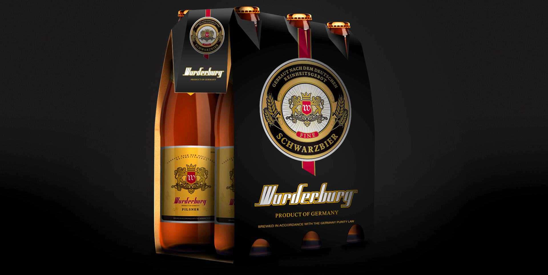 德国沃德古堡啤酒包装