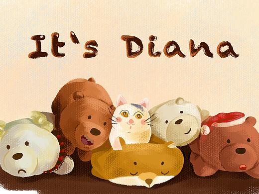 黛安娜宝宝（个人主页-ZMzM3MzE4ODg=） - 创作习作 - 站酷设计师球小九原创素材 - 站酷ZCOOL