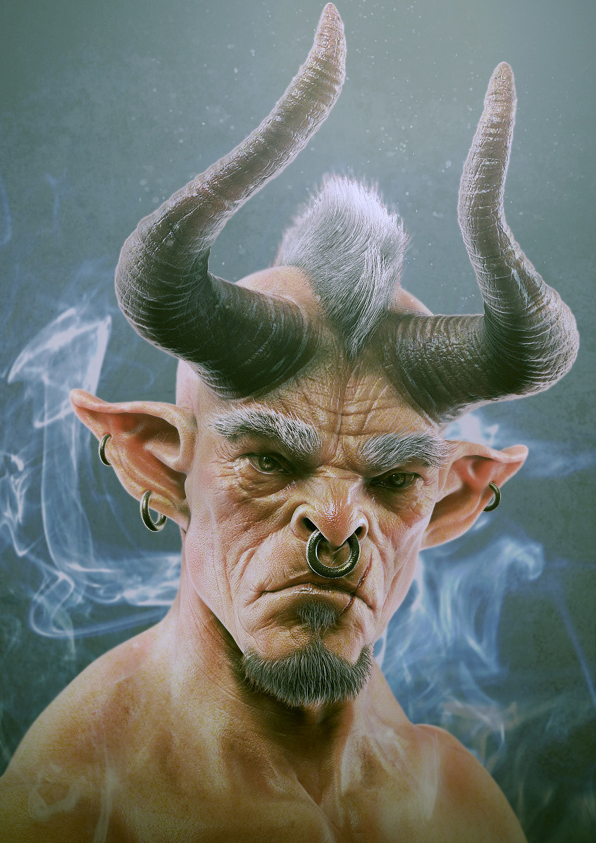 牛魔王|三维|人物/生物|funkyboy_gx_原创作品-站酷zcool