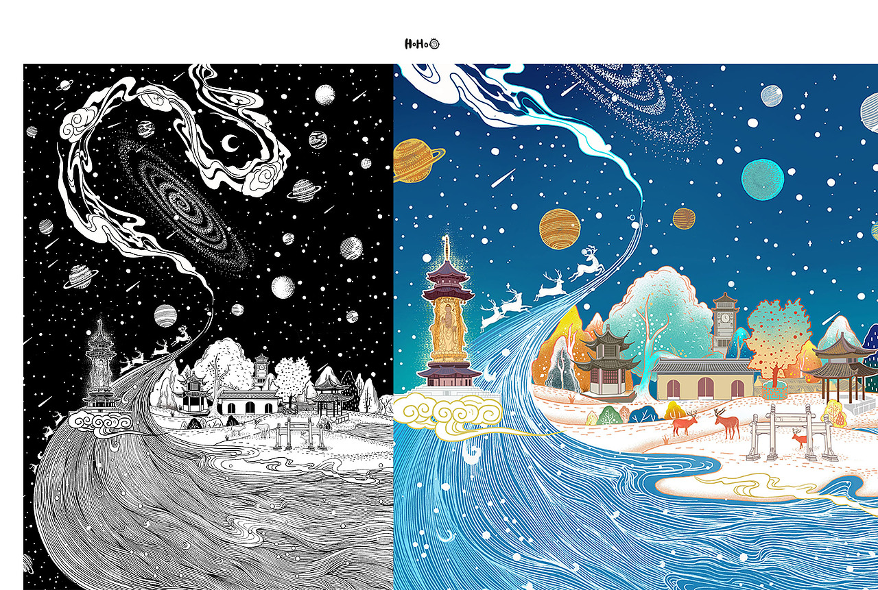 旅游项目插画（图ZMTMzMzk1OTc2） - 商业插画 - 站酷设计师HoHo猴原创素材 - 站酷ZCOOL