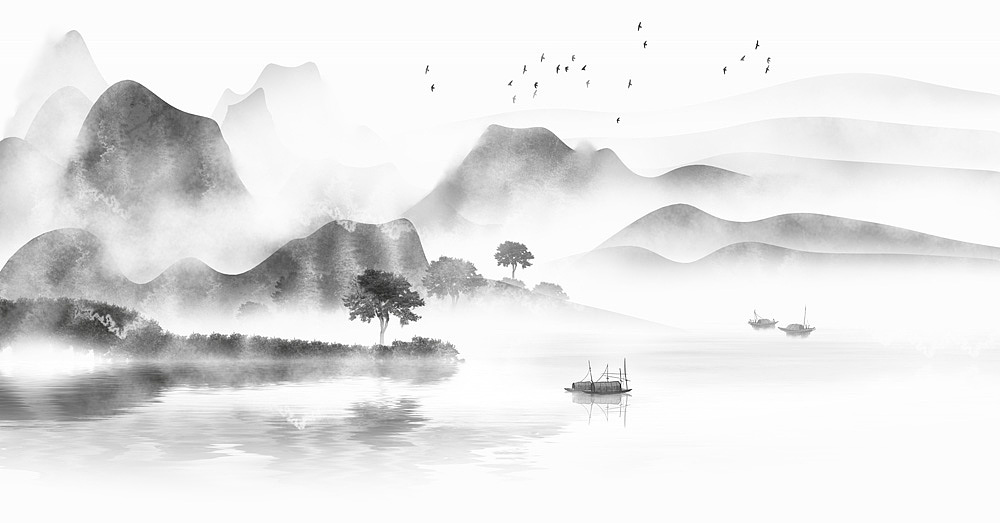 2022新山水（图ZMjc2NTU0ODYw） - 生活用品 - 站酷设计师新中式纱画图库原创素材 - 站酷ZCOOL