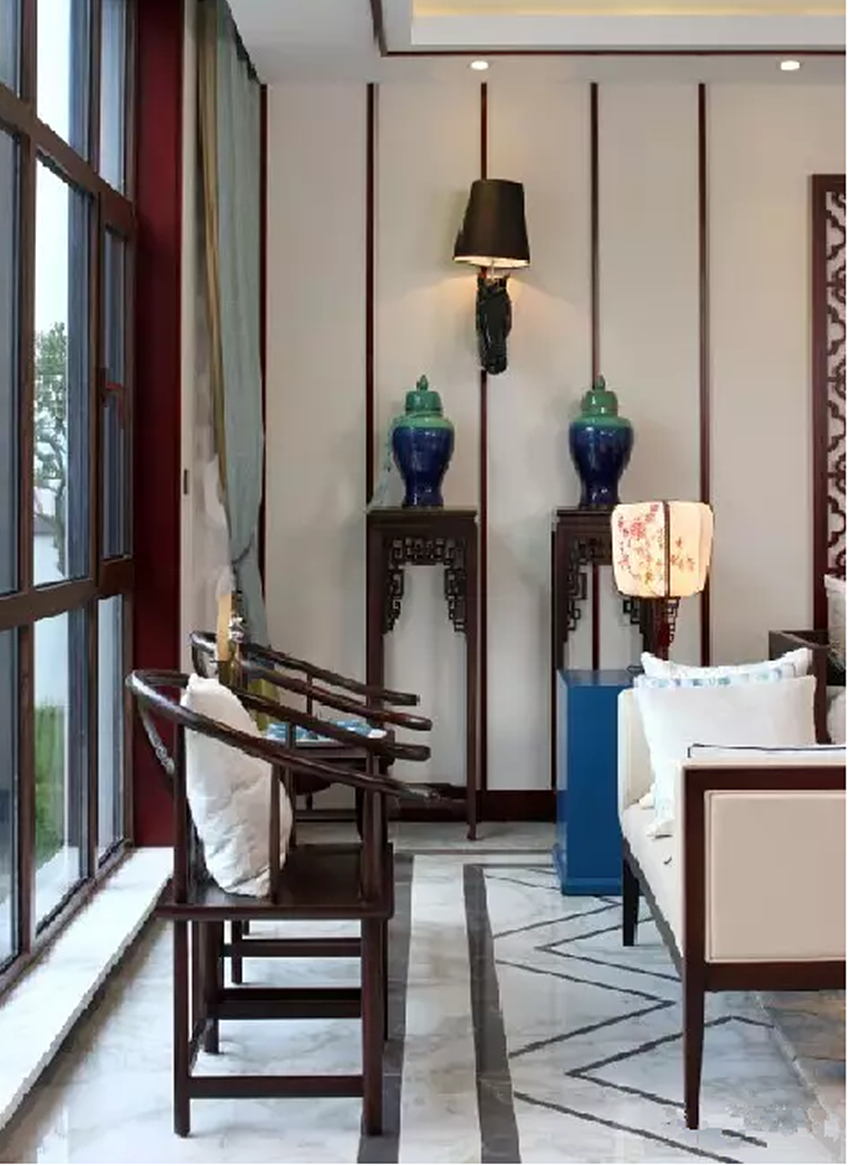 圣世宫-隆重新中式（图ZNDc0NTY4MDQ=） - 家装设计 - 站酷设计师天津别墅装饰原创素材 - 站酷ZCOOL