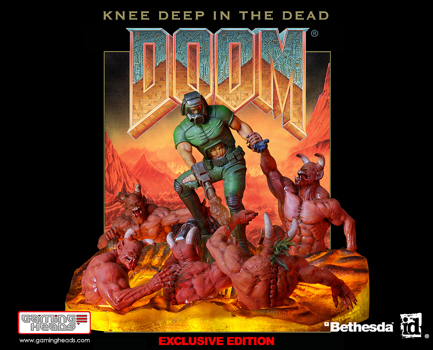 《DOOM》游戏插画立体化场景 First 4 Figures 品牌产品打样（图ZMjM4MDc5NDQ=） - 手办/模玩 - 站酷设计师煜恒KENG原创素材 - 站酷ZCOOL