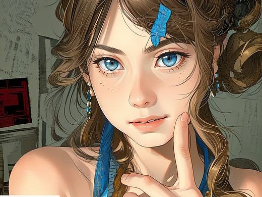 Ai真人頭像轉(zhuǎn)漫畫(huà)（個(gè)人主頁(yè)-ZNjc1ODg0MjA=） - AI作品 - 站酷設(shè)計(jì)師Ai攝影喵原創(chuàng)素材 - 站酷ZCOOL