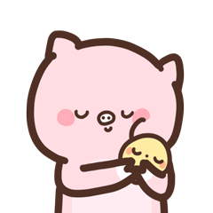 微信表情皮皮小猪