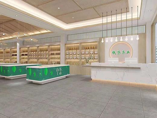银川展厅设计公司某茶叶展厅设计案例