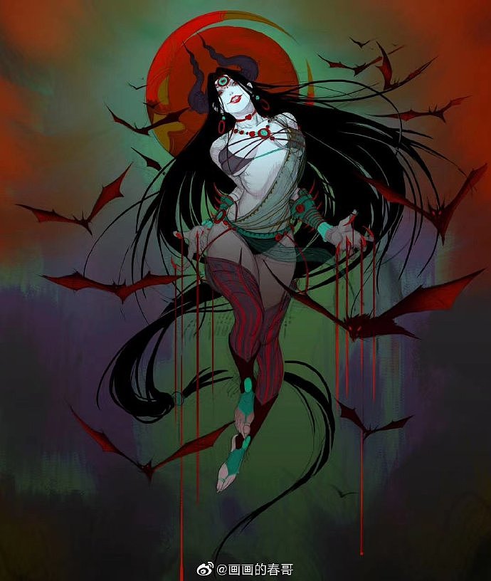 一个角色绘画过程（图ZMjMyNDYzMTg4） - 概念设定 - 站酷设计师画画的春哥原创素材 - 站酷ZCOOL