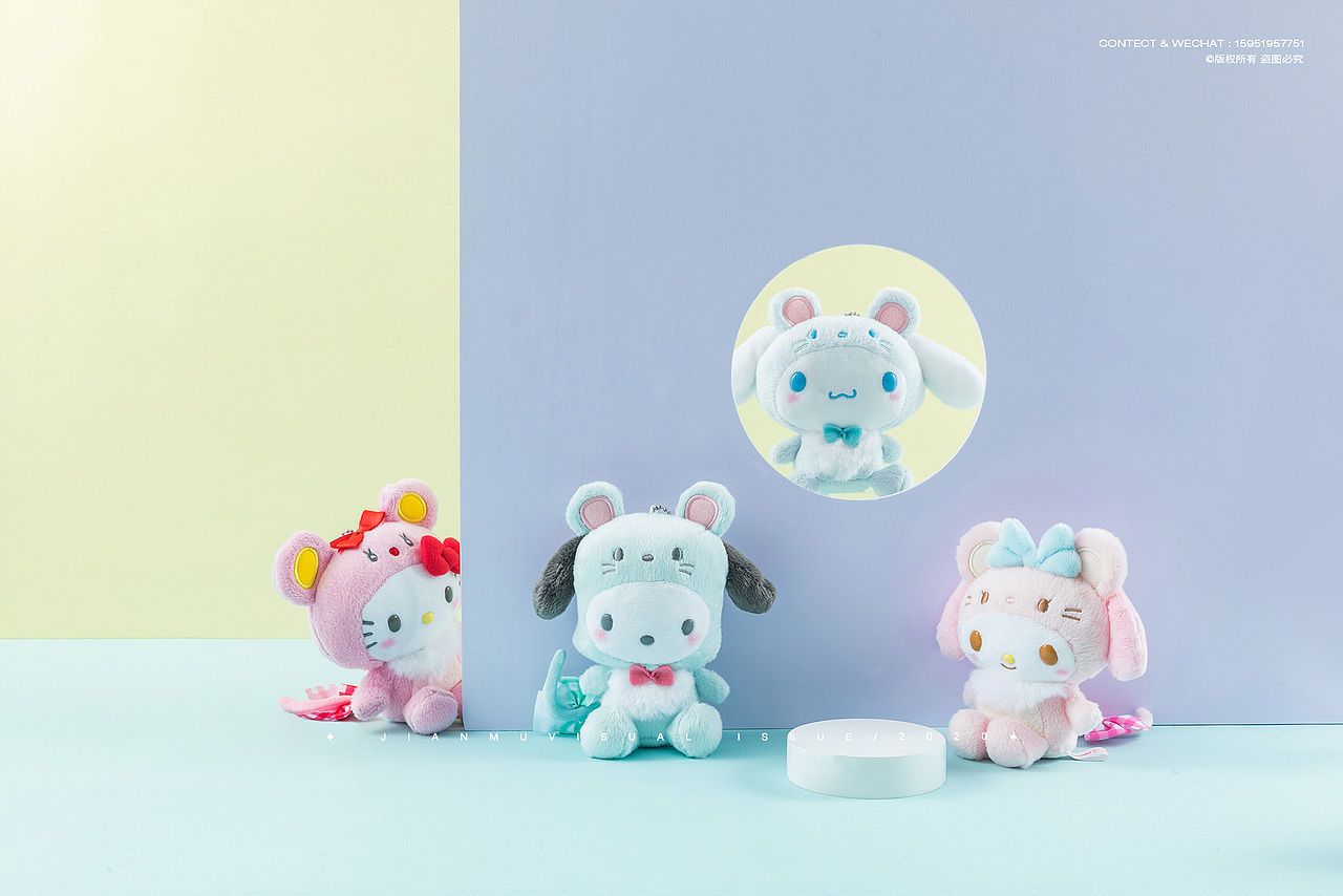Sanrio 三丽鸥 ✖ 毛绒玩具公仔静物创意摄影产品拍摄（图ZMTk4NDM1NDM2） - 产品摄影 - 站酷设计师简木视觉原创素材 - 站酷ZCOOL