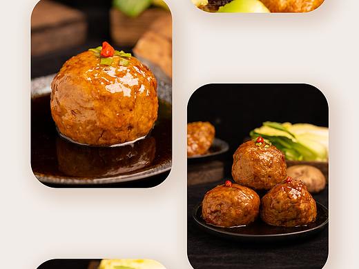 四喜丸子食品拍摄详情