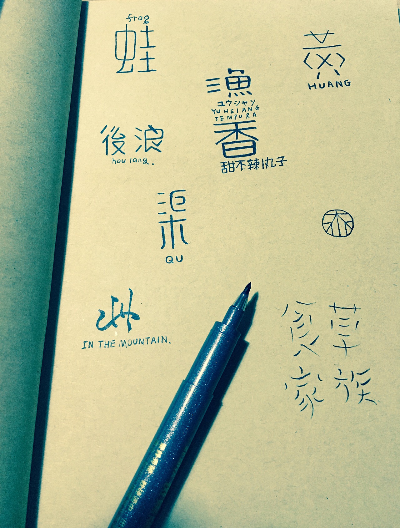 手写/临摹字体（图ZMzk3NTkxMzI=） - 字体/字形 - 站酷设计师_荒_原创素材 - 站酷ZCOOL