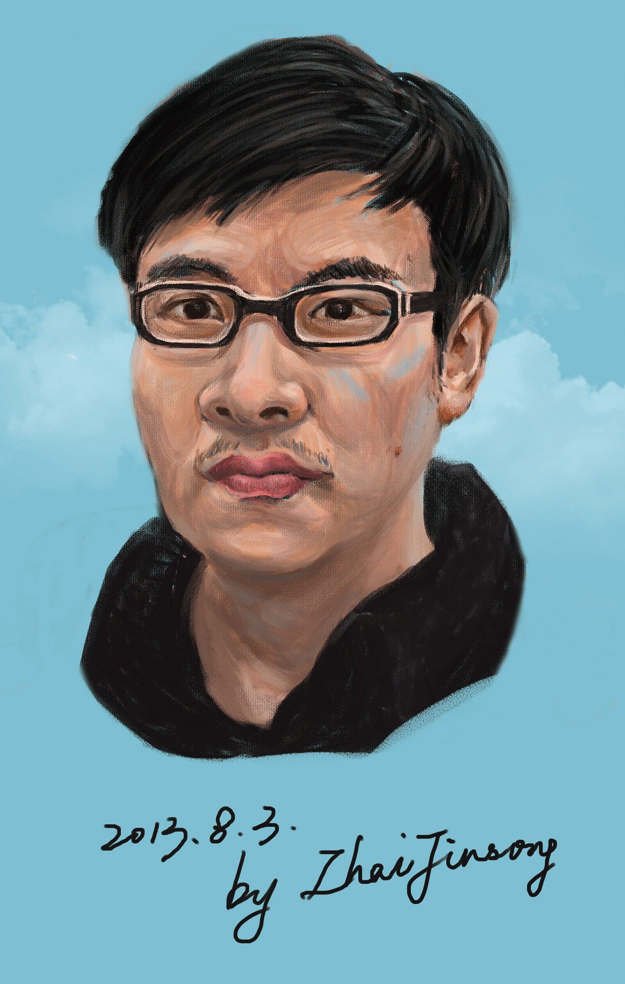 7年前 158 1 0 北京  |  平面设计师 给同事画的肖像   推荐 原创