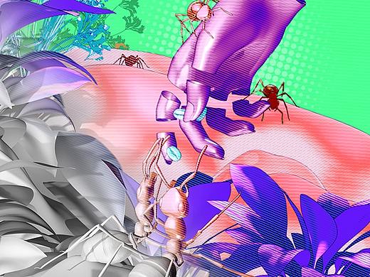 ELVES AND PLANTS 3D/2D 系列作品