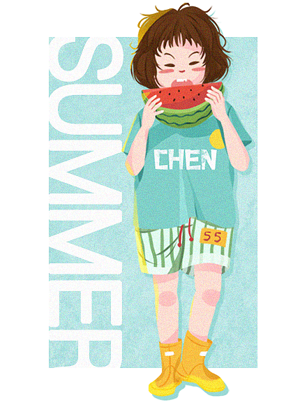 summer女孩合集（图ZMjEwMDk0MTg4） - 创作习作 - 站酷设计师陈陈陈0922原创素材 - 站酷ZCOOL