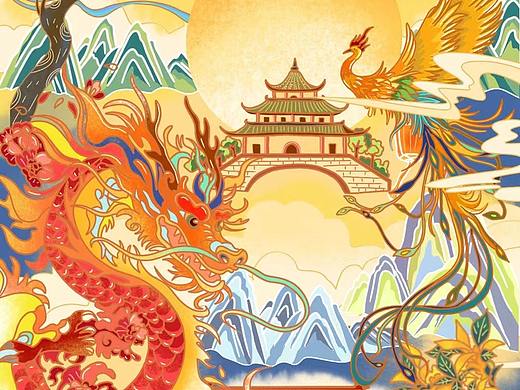 中秋主题插画