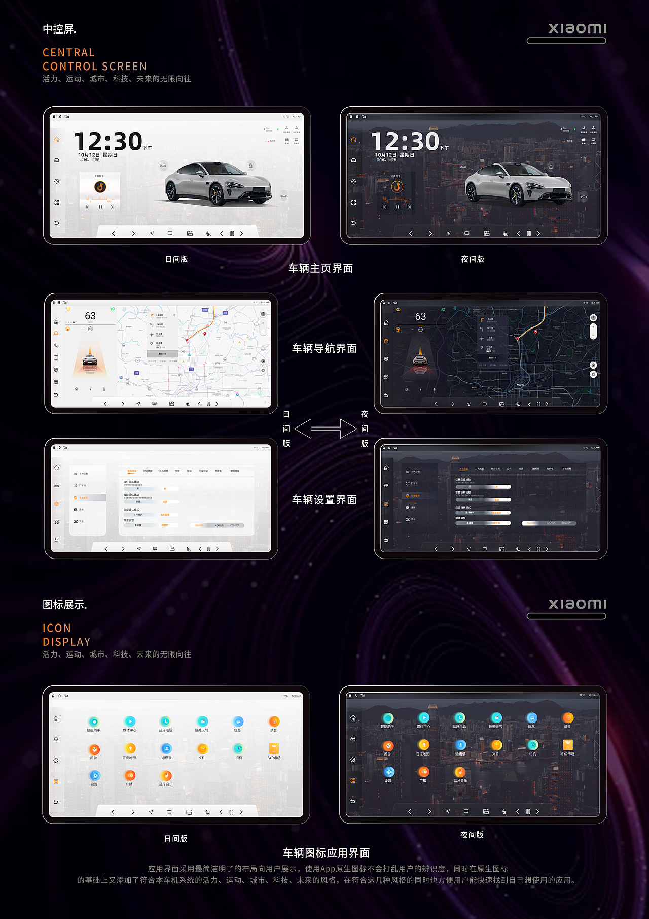 车机设计与展板展示