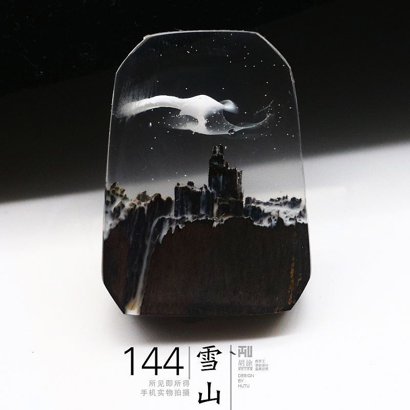 胡涂手造|雪地山川第三波（图ZOTkzMTkwODQ=） - 首饰设计 - 站酷设计师胡涂肖像定制原创素材 - 站酷ZCOOL