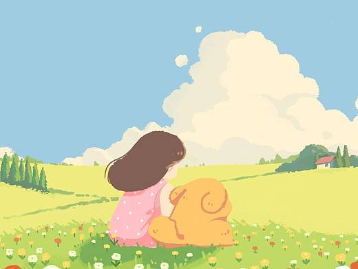 去看云??（個人主頁-ZNjY1OTk3NTY=） - 藝術插畫 - 站酷設計師汪了個喵喵原創(chuàng)素材 - 站酷ZCOOL