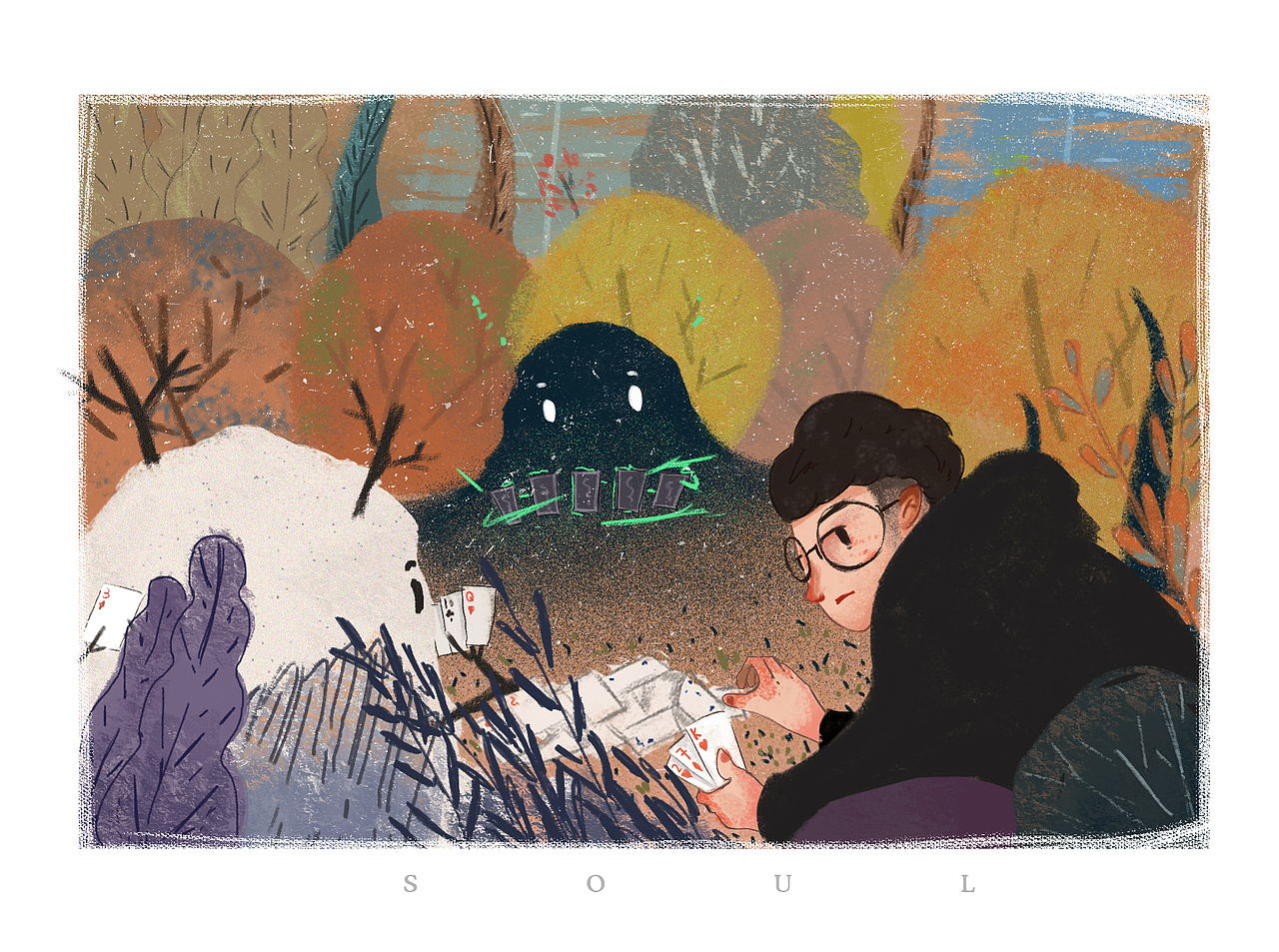 历险记（图ZNzA4MjkxMjA=） - 儿童插画 - 站酷设计师SOULFULNESS原创素材 - 站酷ZCOOL