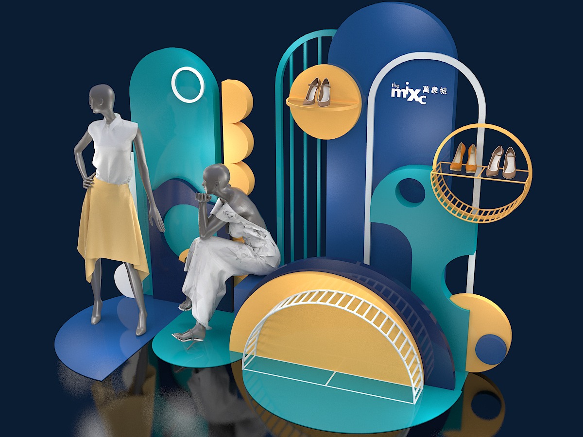 橱窗/服装dp点展示_次第fa开-站酷zcool