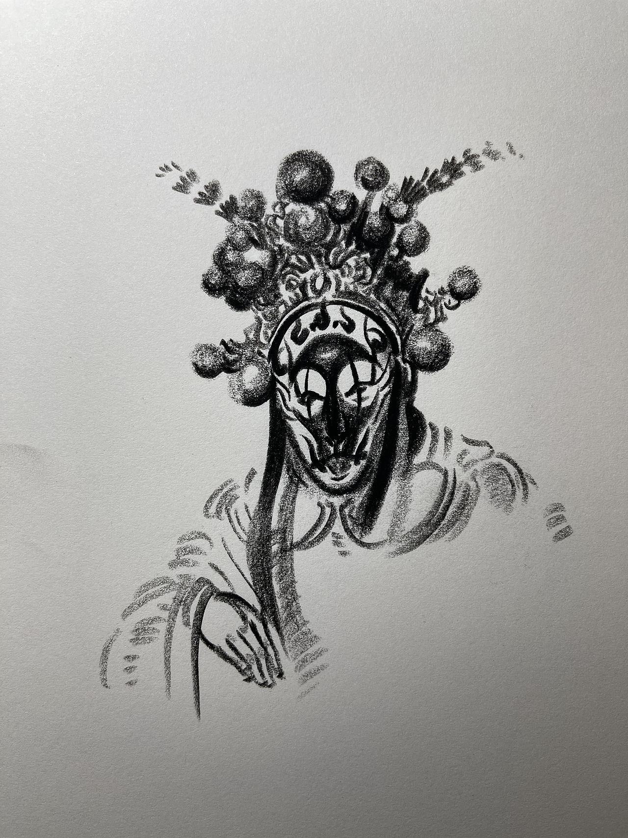 悟空脸谱画语者邓宇