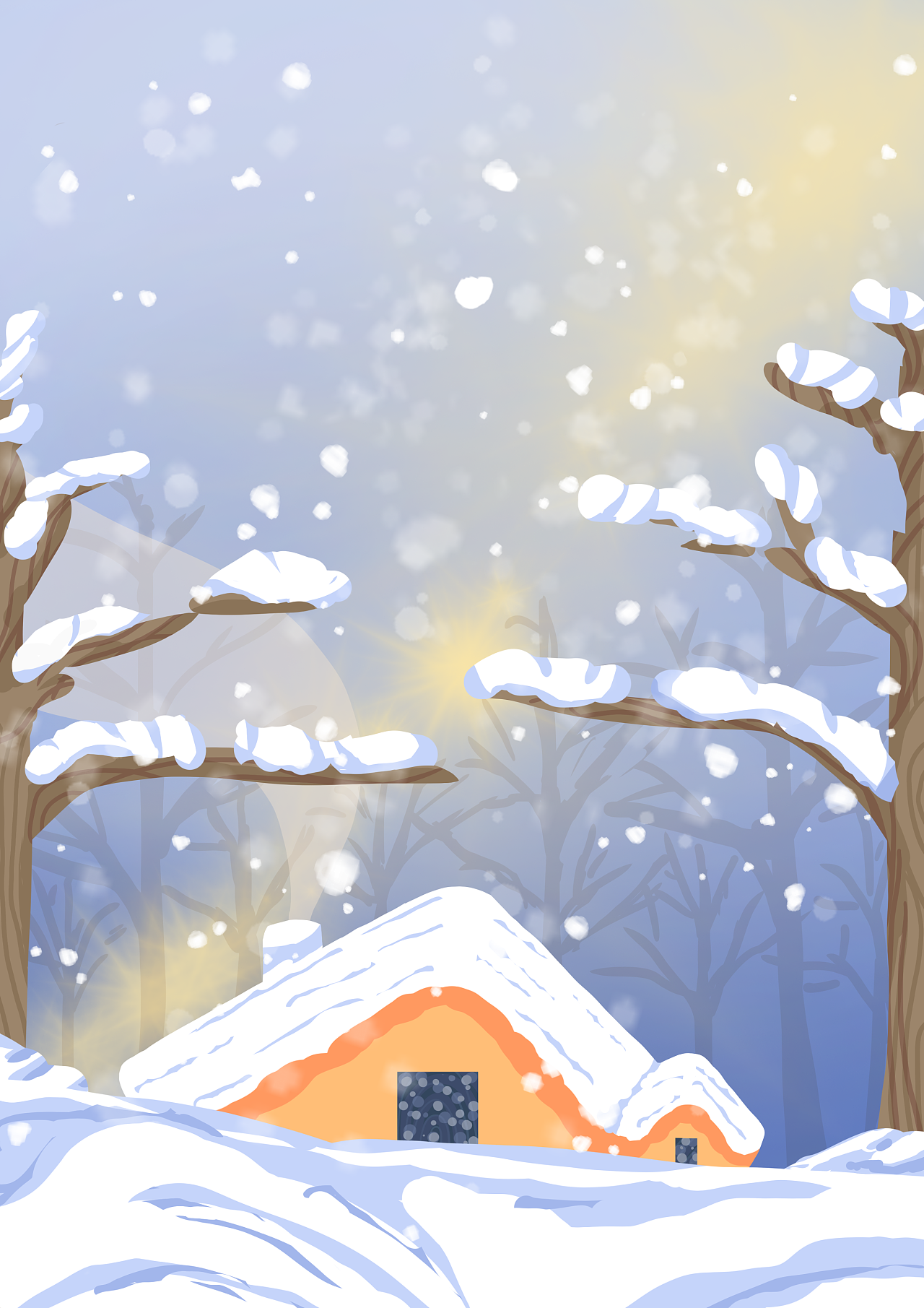冬季主题插画