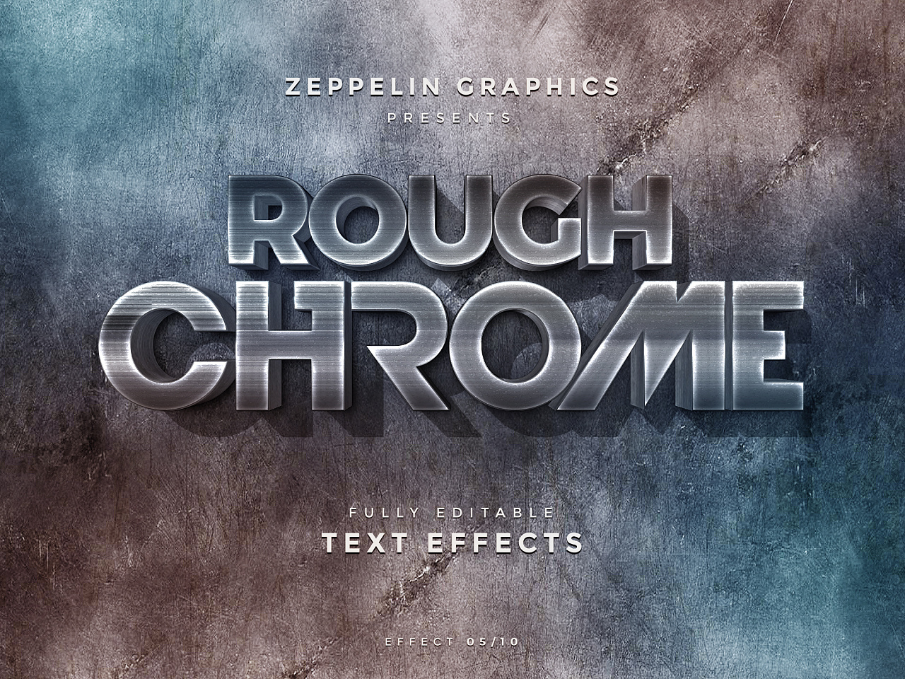 3d文本效果立体文字特效样机展示模板