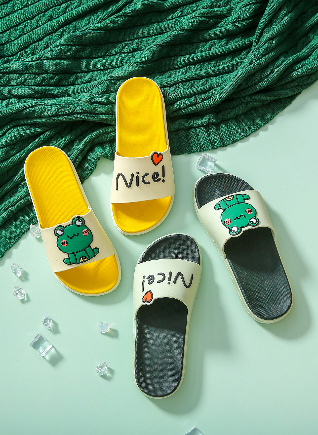 2021卡通凉拖鞋，家居拖鞋，随缘打光法（图ZMjM5NDEwODY4） - 产品摄影 - 站酷设计师慈溪晓摄影原创素材 - 站酷ZCOOL