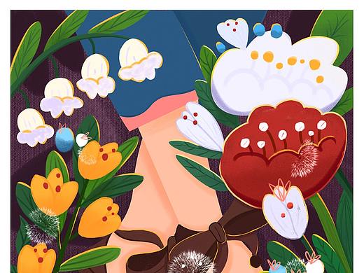 插画植物花草
