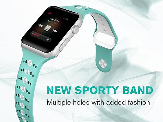 iWatch绿色手表带
