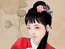 古風女童