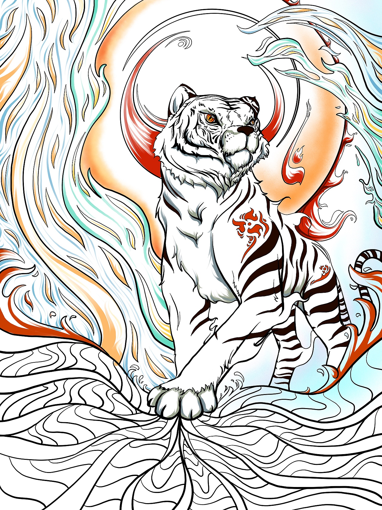 火虎生威（图ZMjg2Nzc2NjI4） - 创作习作 - 站酷设计师chengcyt原创素材 - 站酷ZCOOL