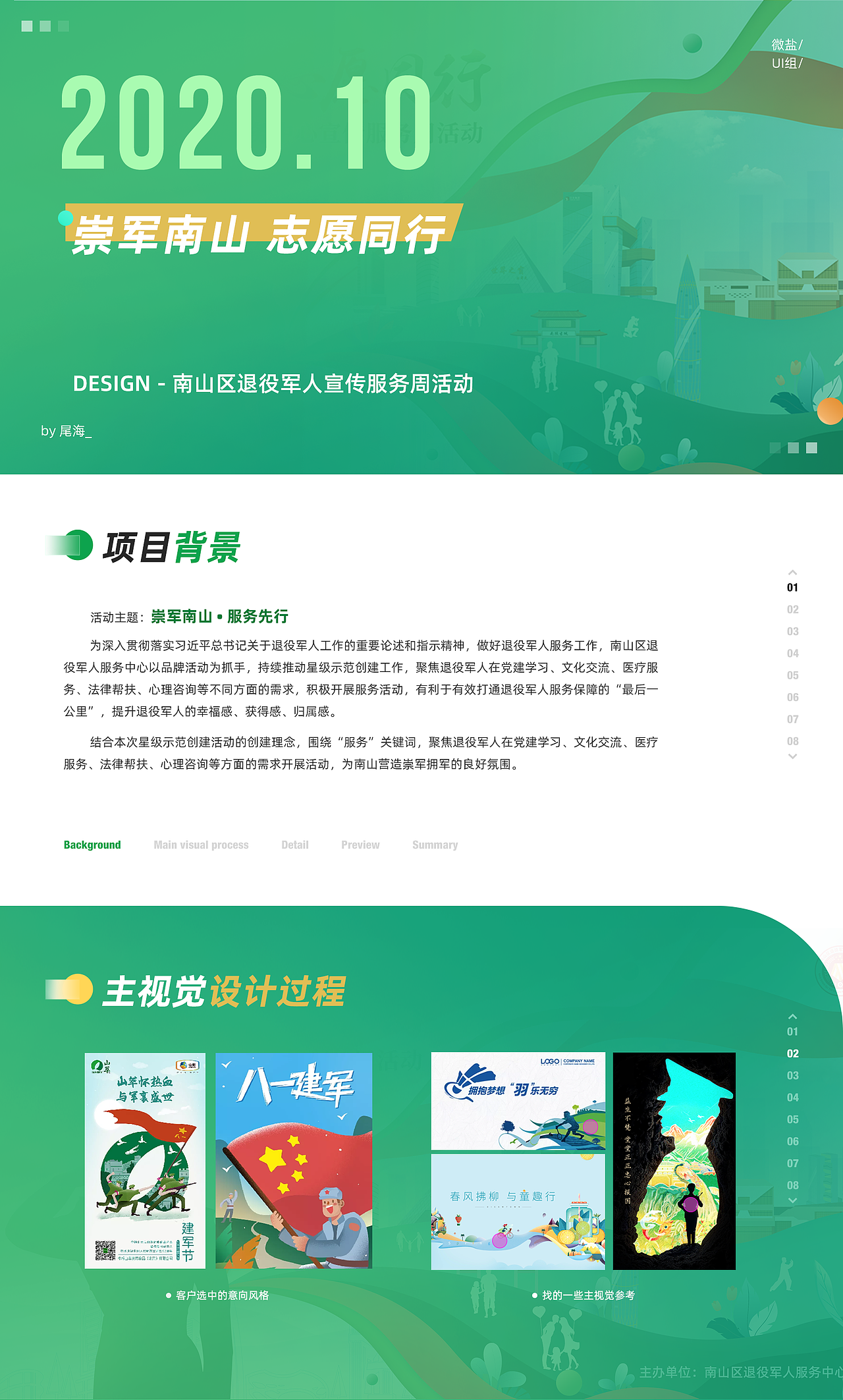 崇军南山·志愿同行（图ZMjM3ODcxNDQw） - 宣传物料 - 站酷设计师尾海_原创素材 - 站酷ZCOOL